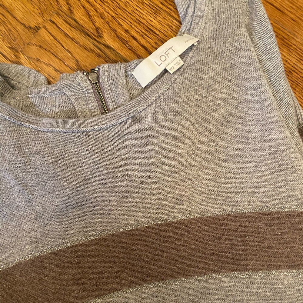 LOFT petite crew neck sweater